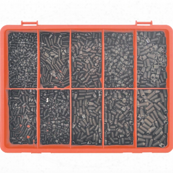 Kennedy Socket Set Screw Cup Point Metric Kit