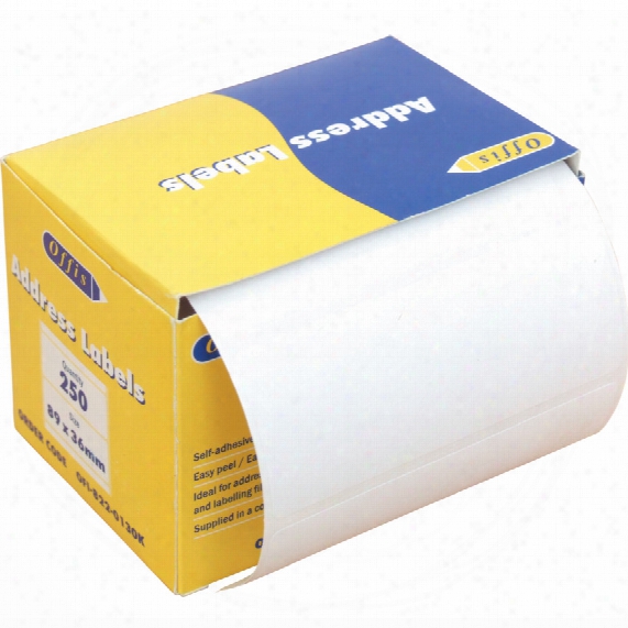 Offis 89mmx36mm Address Labels (pk-250)