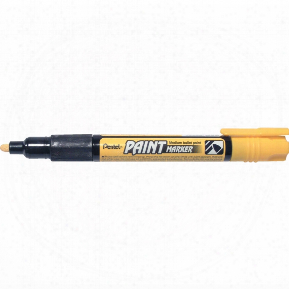 Pentel Paint Marker Yellow (pk-4)