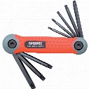 Kennedy Pro-Torq Torx Folding Hand Clip Set T9-T40 (8-Pce)