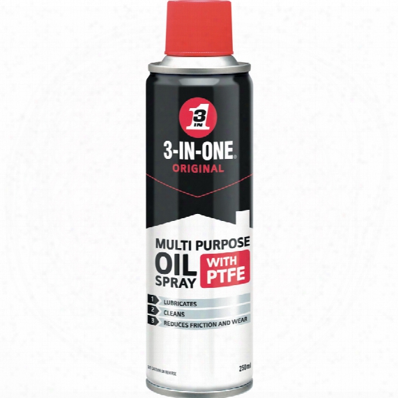 3-in-one Ptfe 3-in-1 Aerosol White With Ptfe 250ml