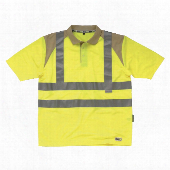 Durakit Hi-vis S/s Polo Shirt Saturn Yellow Large