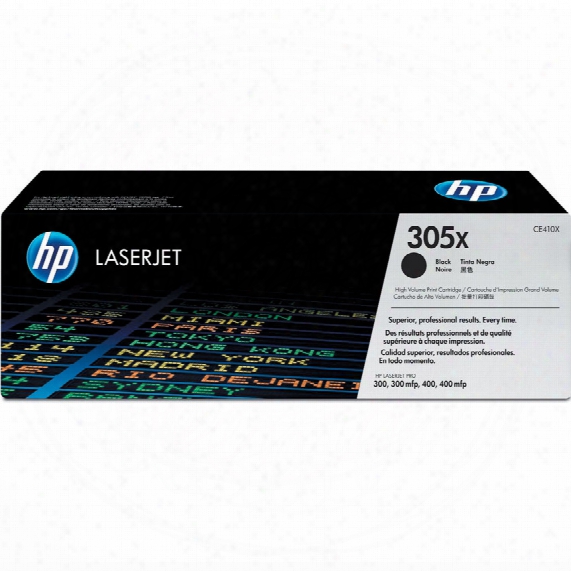 Hewlett Packard Hpce410x Black Toner Cartridge No.305x