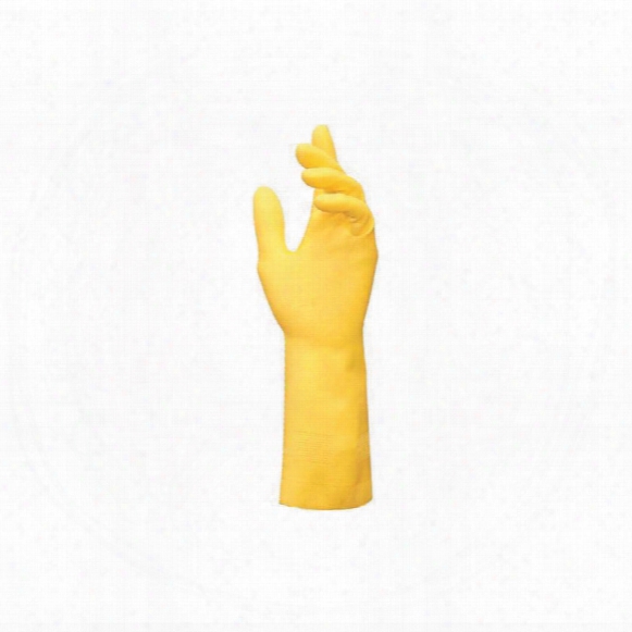 Mapa Professional Vital 124 Latex L/proof Gloves Yellow Size 8 (pr)