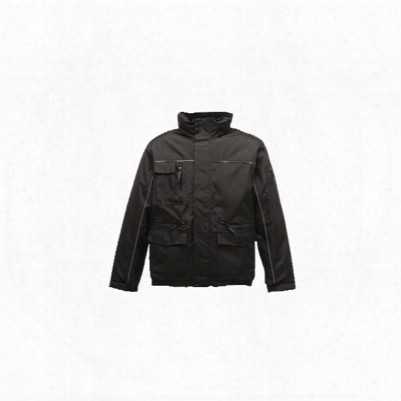 Regatta Tra372 Condenser Men's Black Bomber Jacket - Size S