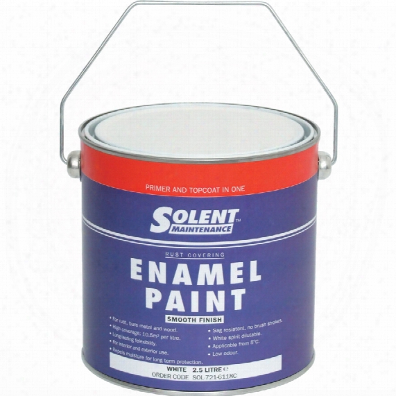 Solent Maintenance Ral1007 Metal Protection Paint Yellow 2.5ltr