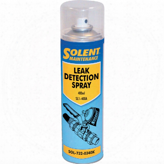 Solent Maintenance Sl1-400a Leak Detector Spray Compressed Air 400ml