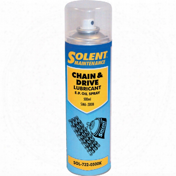 Solent Maintenance Sm6-500b Chain & Drive Spray Lubricant 500ml