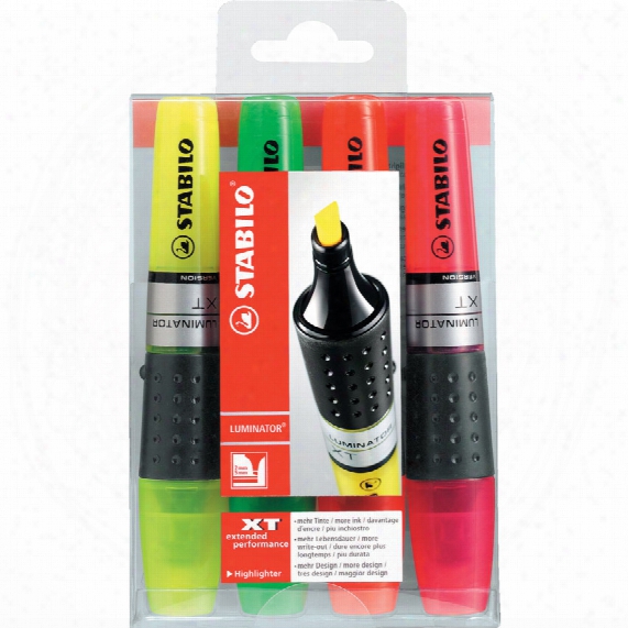 Stabilo 71/4 Luminator Assorted (box-4)