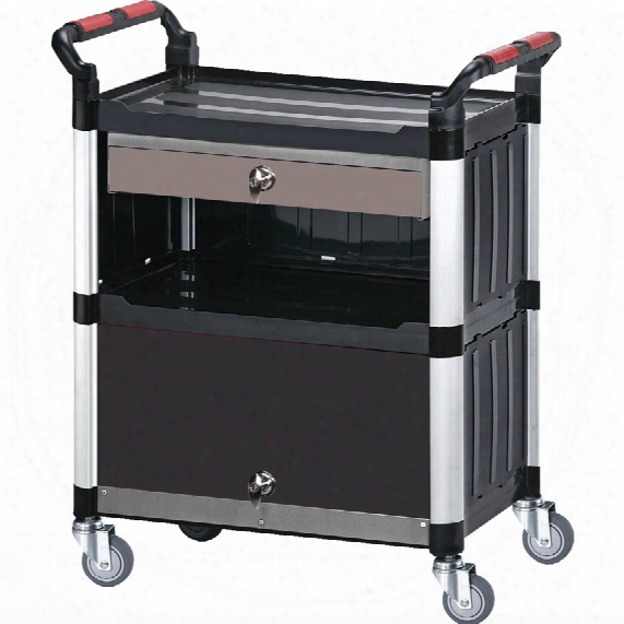 Workshop Proplaz 750x460x980mm Trolley Drawer/cupboard 3 Sh