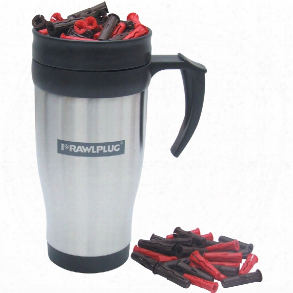 125 Mixed Rawl Uno Plugs C/w Foc Insulated Mug
