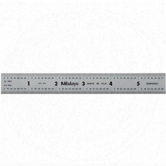 Mitutoyo 182-105 6" X 150mm Rigid Rule