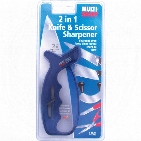 Multisharp Ms1901e 2-in-1 Knife & Scissor Sharpener