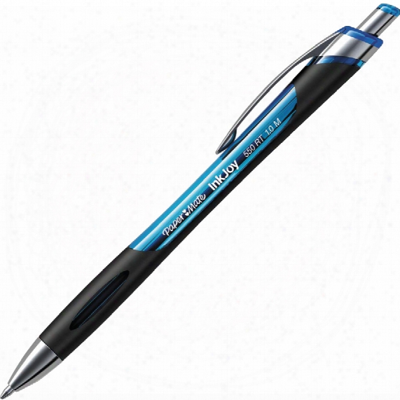 Paper Mate Papermate Inkjoy 550 Retractable Med Blue (pk-12)