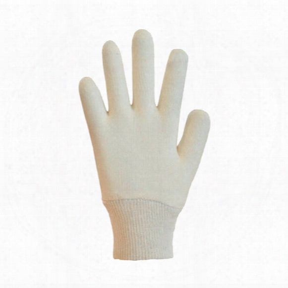 Polyco Ck41/mns Cotton H/w Knit Wrist Gloves Large