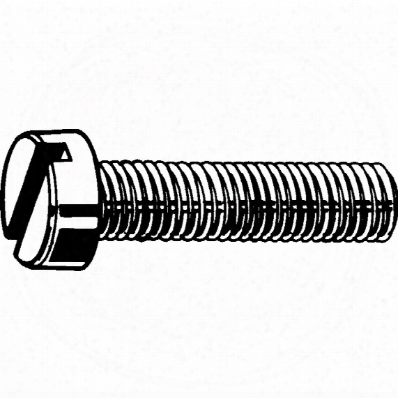 Qualfast M5x6 Slotted Cheese Head Screw Nylon Pa (gr-6.6) - Pack Of 100