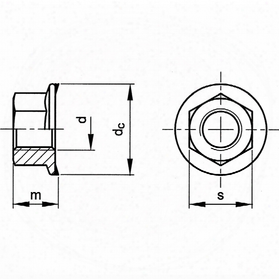 Qualfast M6 Tooth Flange Hex Nut A A2 - Pack Of 200
