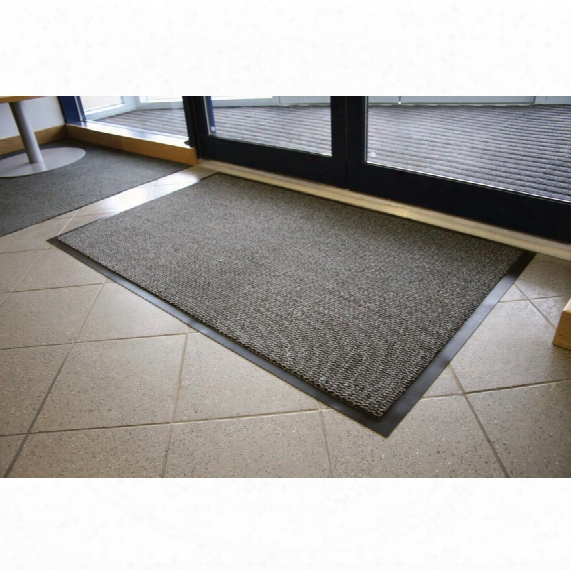 Sitesafe 0.9mx1.5m Black/steel Entrance Mat