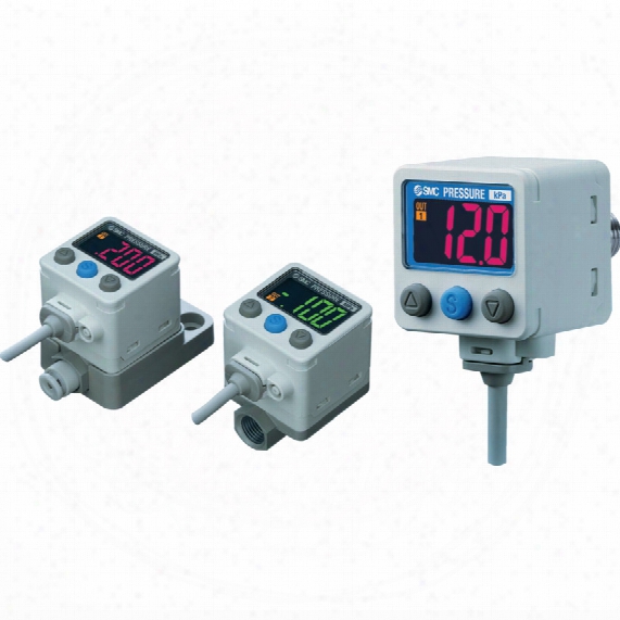 Smc Zse40af-01-t H/precision Digital Pressure Switch