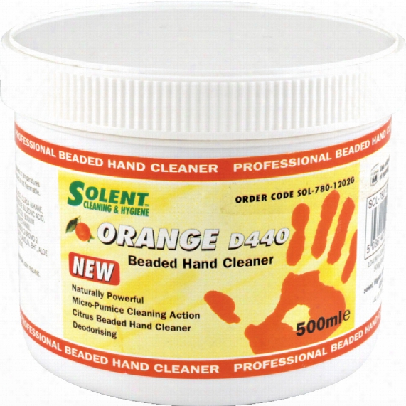 Solent Cleaning Solent Orange Citrus Beaded Hand Cleaner 500ml
