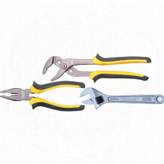 Yamoto 3 Piece Plier & Wrench Set