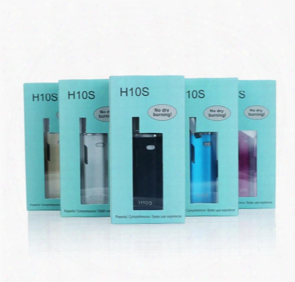 100% Original Hibron E Cigs H10s Ce3 Atomizer 650mah Battery Vape Box Mod Kit With H10 Ce3 Vaporizer Cartridges Starter Kits Dhl