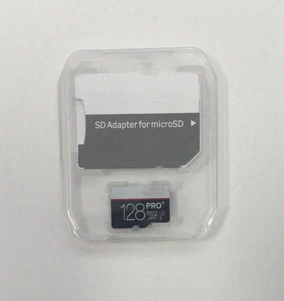 128gb Uhs-3 Pro+ Plus Micro Sd Card Class 10 Micro Sdxc C10 Memory Card Tf Card With Sd Adapter In White Plastic Case
