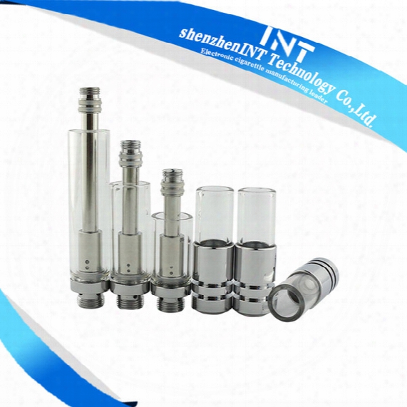2016 Hotest Glass Cartridge Tank Glass Oil Atomizer O.pen Vape Stylus Co2 Oil Atomizer Glass Cartridge With Metal Tip-int03
