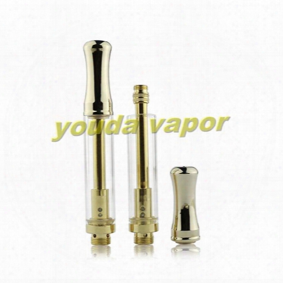 2016 Hottest Disposable Atomizer Co2 Cartridge Gold Glass 510 Cartridge Thin Oil Cartridge Vaporizer Pen Cartridges Empty -03