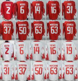 2016 Wch 31 Carey Price World Cup Jerseys Ice Hockey 16 Jonathan Toews 14 Jamie Benn 37 Patrice Bergeron 91 Steven Stamkos 2 Duncan Keith