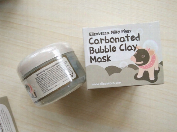 2017 Milky Piggy Carbonated Oxygen Bubble Clay Mask 100g Remove Blackhead Acne Purifying Pores Face Care Facial Sleeping Mask Elizavecca