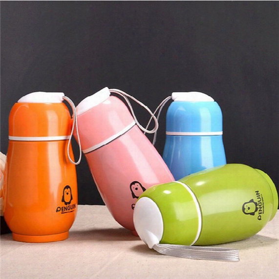 4 Color Ramblers Tumblers Stainless Steel Wine Glass Cup Travel Vehicle Beer Mugs Vacuum Insulated Double Wall Cup