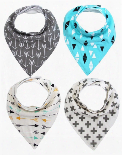 51 Groups Baby Infant Triangle Cartoon Bibs Burp Cloths Waterproof Pure Cootton Double Layer Bibs Bandana Scarf Baby Feeding