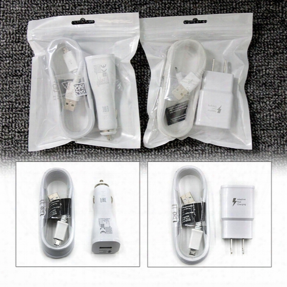 5v 2a Us Eu Fast Car Charger Wall Charger Kit 1.5m Micro Usb Cable Travel Adapter For Samsung S8 Smart Phone