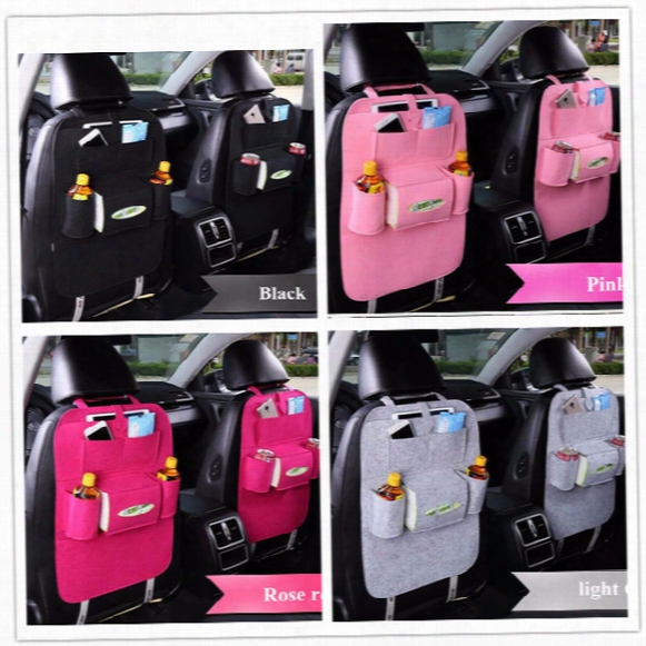 7 Colors New Auto Car Seat Organizer Holder Multi-pocket Travel Storage Bag Hanger Backseat Organizing Box