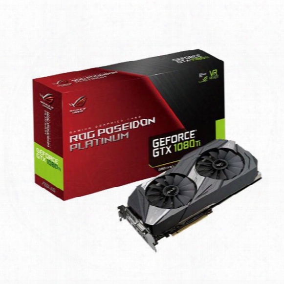 Asus Rog-poseidon-gtx1080ti-p11g-gaming Graphics Cards Water Cooling Gtx 1080 Ti 11gb Ddr5x Directx 12 352 Bit Video Card Gtx Pk Gtx 1050 Ti