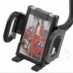 Car Windshield 360 Rotating Clip Stand Holder For Mobile Phone Iphone 5s 6 Plus Samsung S6 Gps Suction Cup Mount Bracket Retail Packaging