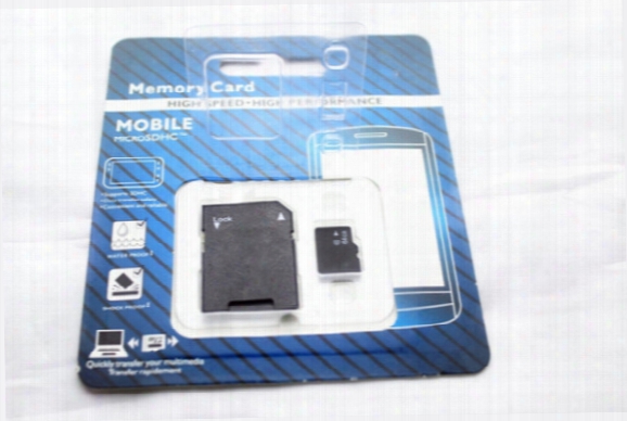 Dhl 2017 128gb Class 10 Micro Sd Tf Memory Card With Mini Gift Adapter Retail Package Flash Sd Cards