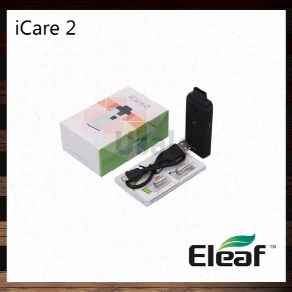 Eleaf Icare 2 Starter Kit 2ml Tank 650mah Battery Convenient Top Fill Solution Intuitive Indicating Four Color Leds 100% Original