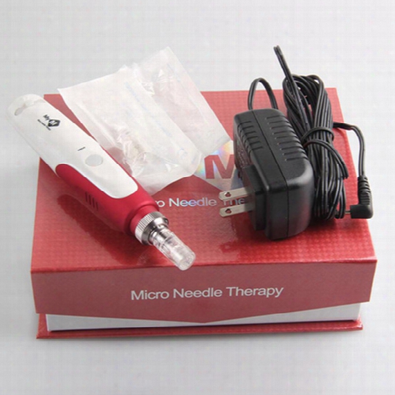 Electric Derma Pen Stamp Auto Micro Needle Roller Anti Aging Skin Therapy Wand Mym Derma Pen
