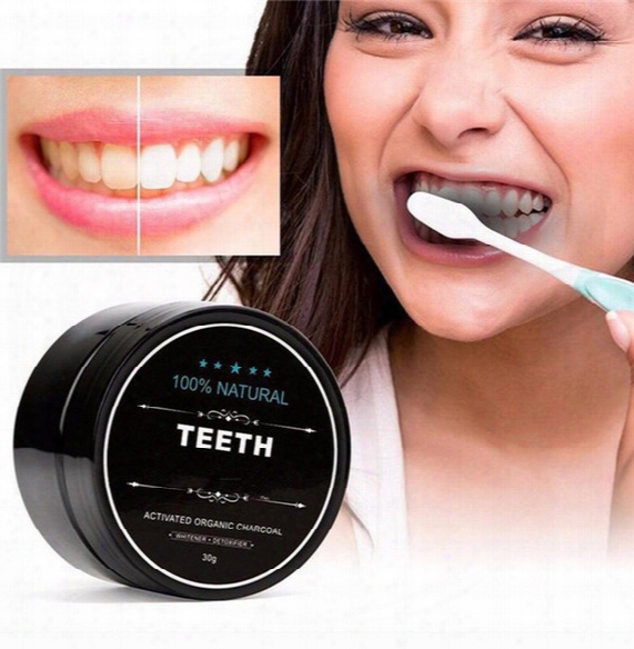 Food Grade Teeth Powder Bamboo Dentifrice Oral Care Hygiene Cleaning Natural Activated Organic Charcoal Coconut Shell Tooth Yellow Stain