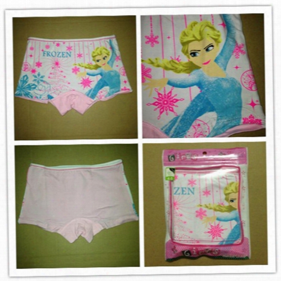 Frozen Elsa Anna Princess Doll Pattern Baby Child Cotton Boxers Underwear Kid S Cartoon Panties Girl&#039;s Boxer Briefs 12pcs/lot