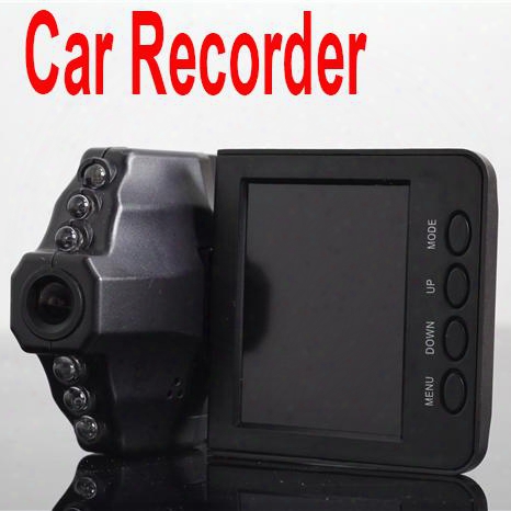 H198f Cheapest 2.5" Car Dash Cams Car Dvr Recorder Camera System Black Box Night Version Video Recorder Dash Camera 6 Ir Led