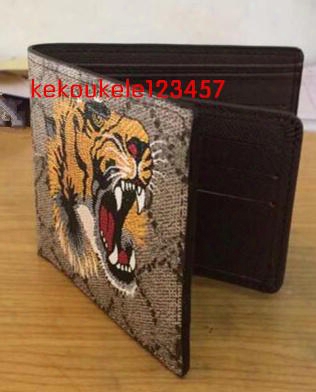 Hot Sale! Brand Men Short Wallet, Classic Fashion Male Patchwork Purse With Coin Pocket &card Holder With Gift Box