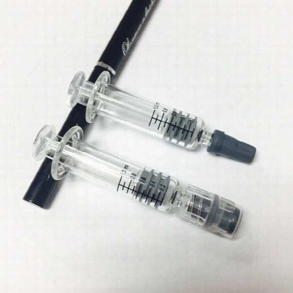 Hot Selling 1ml Luer Lock Luer Head Glass Syringe With Measurement Mark 1cc Injector With Graduation Mark For Vaporizer Cartridges