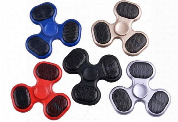 Led Bluetooth Speaker Mp3 Audio Player Fidget Hand Spinner Support Micro Sd Tf Card Music Speaker Fidget Spinner For Add Adhd Autism