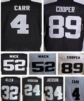 Mens Stitched Oakland Raider#24 Marshawn Lynch Jerseys 4 Derek Carr 42 Karl Joseph 52 Khalil Mack 89 Amari Cooper 34 Bo Jackson Elite Jersey