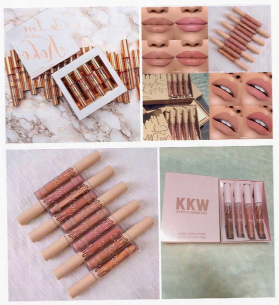 Nude Kylie Lip Matte And Velvet Koko Kollection Kkw Kit By Kylie Jenner Collection Lipstick Kimberly Kim Kiki Kimmie Valentines Lip Gloss