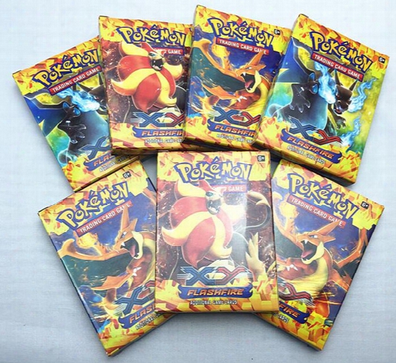 Poke Trading Card Games Newest English Edition Xy Anime Monsters Cards Board Games Card Toys For Children Kids
