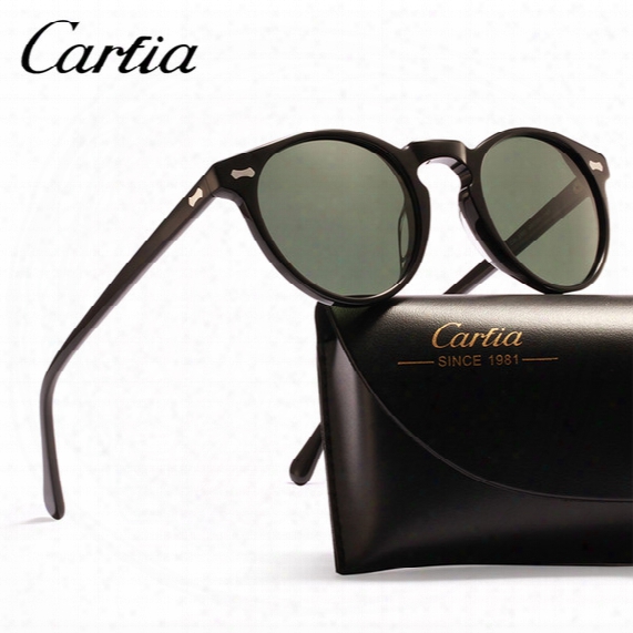 Polarized Sunglasses Women Sunglasses Carfia 5288 Oval Designer Sunglasses For Men Uv Protection Acatate Resin Glasses 3 Colors With Box